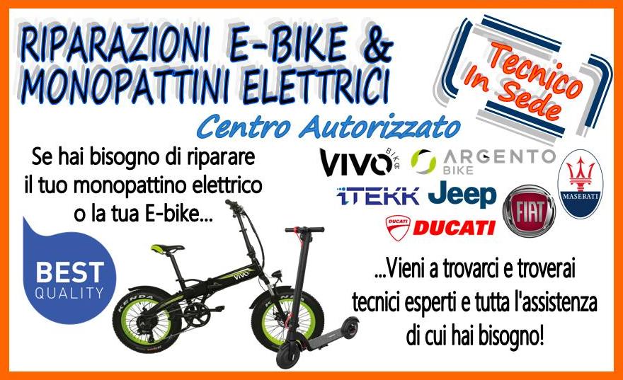 Riparazioni e-bike e monopattini